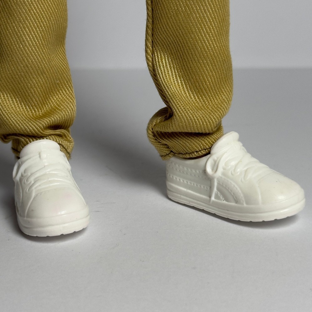 Barbie‎ Ken Doll White Sneakers Tennis Shoes Fashionistas Replacement China